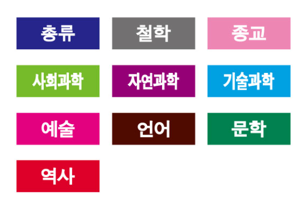문자라벨(십진분류/ PVC) P261000F